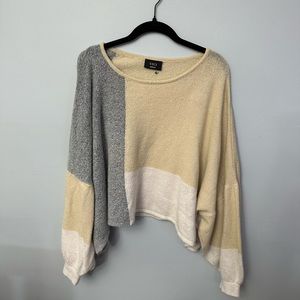 Color block sweater